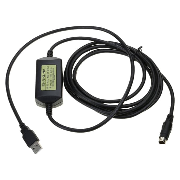 USB PLC-programmeringskabel til Allen Bradley Micrologix USB 1761-CBL-PM02 Rund 8-benet
