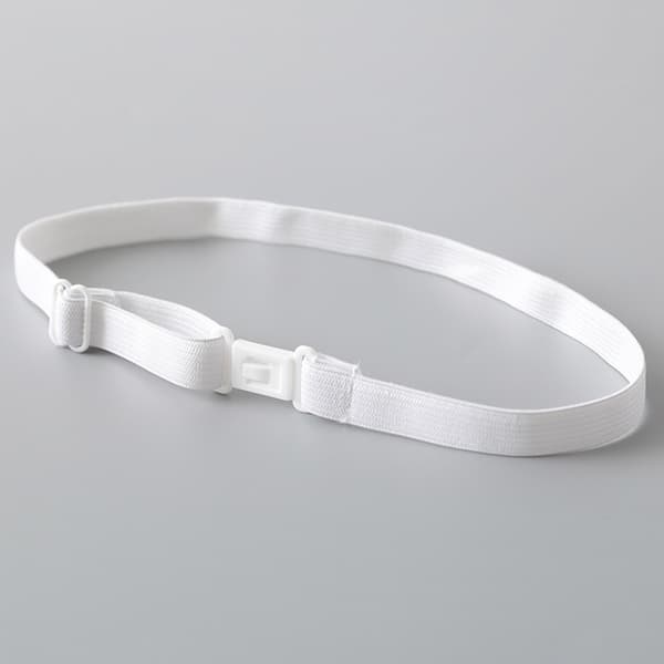 10 st DIY-tillbehör Justerbara flugor Elastiska remförlängningsbälten White insert deducti
