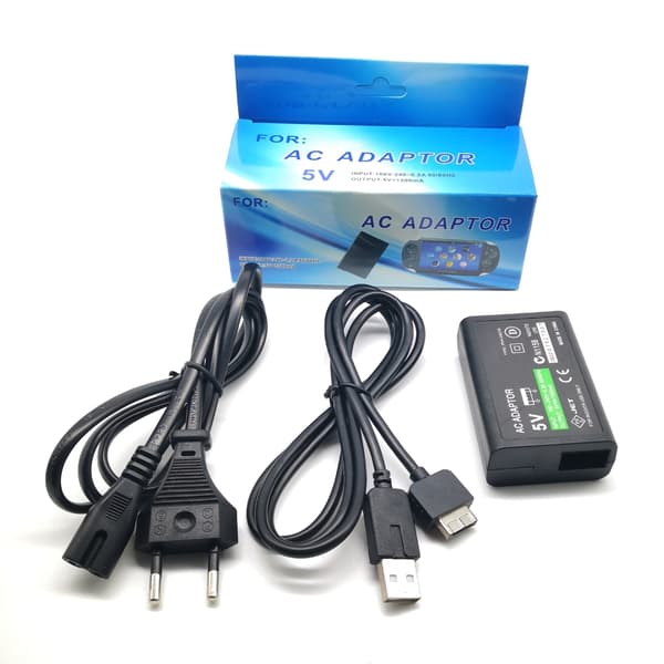 Hemladdare Strömförsörjning AC-adapter USB-datakabel för laddning EU