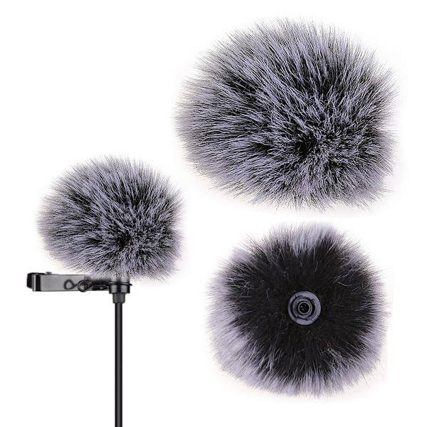 Furry Deadcat Vindskydd för Inomhus och Utomhus Mikrofon Passar DJI MIC