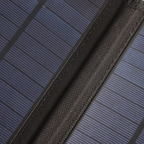 Solpaneloplader 10W Soloplader Sammenfoldeligt Solpanel til Udendørs Camping