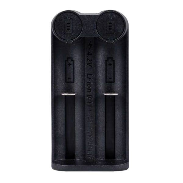 5V 2A Batteriladdare Li-ion Batteriladdningsdocka 2 Fack för 18650 16340 2665