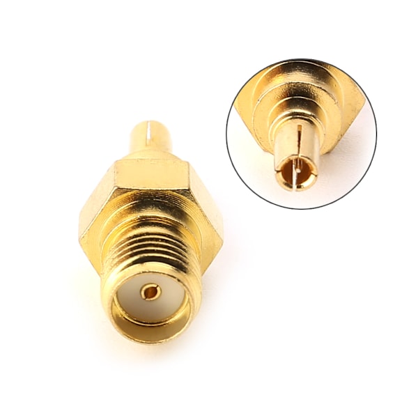 CRC9 Hanplugg till SMA Honkontakt RF-kontakt Koaxialomvandlare Adapter Rak