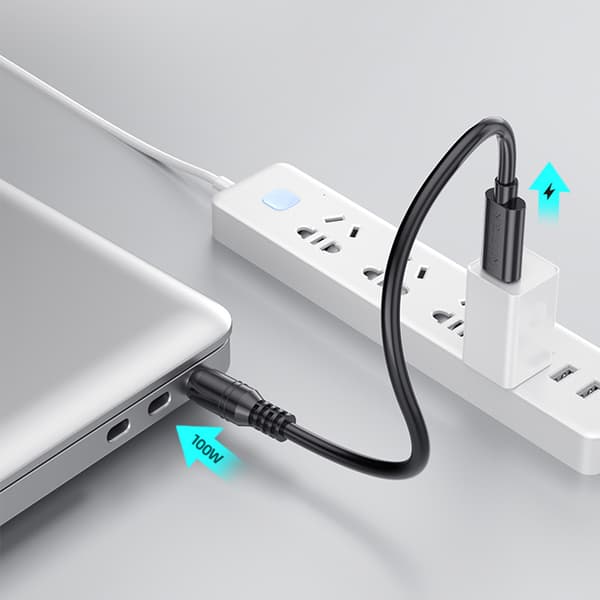 200/300cm USB C PD til 12V 5.5x2.5mm strømkabel til router bærbar LED-lampe printer notebook computer 2m 9V