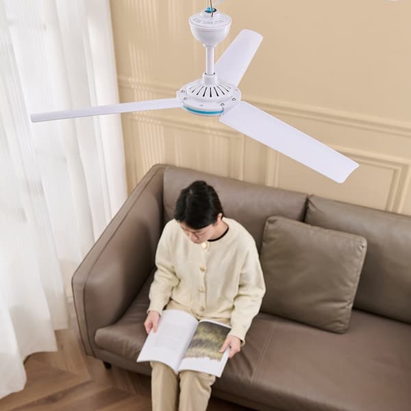 220V 12W Loftventilator 27,5 tommer Kølende Elektrisk Ventilator med Afbrydere til Rum White