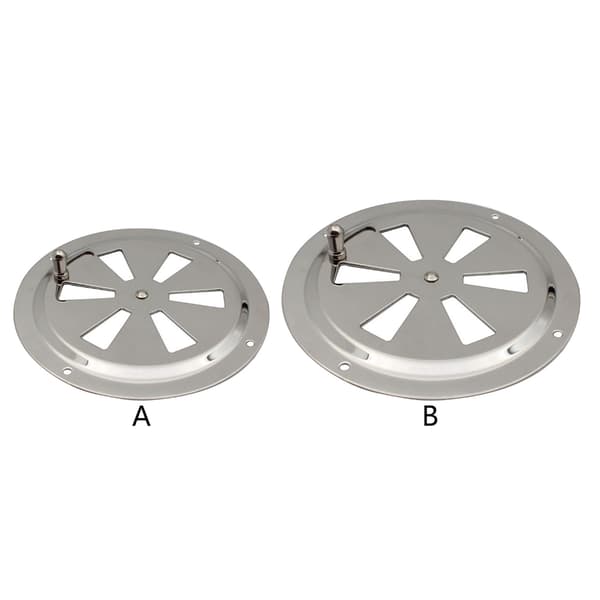 Rundt ventilasjonsgitter i rustfritt stål for båter og vannscootere null - 5inch 1pc