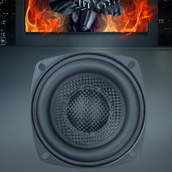 Dynamiska 3-tums vattentäta subwooferhögtalare, glasfiber, 4 ohm, 25W effekt, låg frekvens