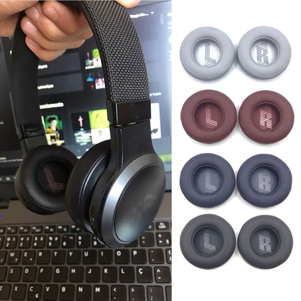 Udskiftning af ørepuder til JBL E35 E45 E45BT, reservedel, behagelig at have på White