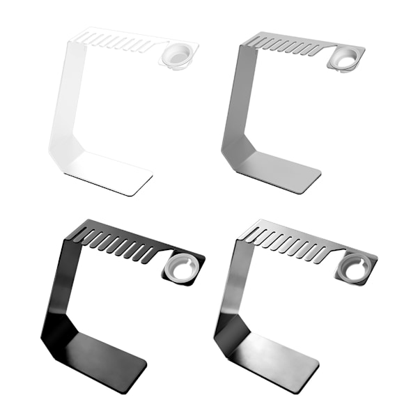 Laddningsstation i Metall med Förvaringshållare för Klockarmband Multifunktionell Laddningsvagga- Docka för iOS Watch iWatch Black