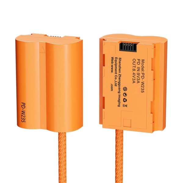 USB C til W235 dummybatteri til X-serie kameraer som XT5 XH2S GFX100S