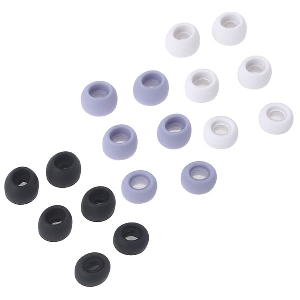 Ørepropper i silikon erstatningstips passer til in-ear-hodetelefoner for Glaxy Buds Pro Silver