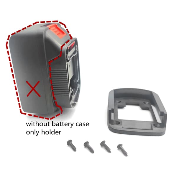 Lättvikts Batteriadapter Batterifäste för Säker Passform för 18V Litiumbatterier BL183 BL1430 BL1860 Package 2