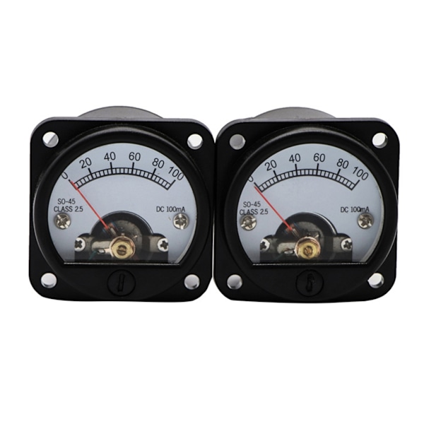 100mA Analog Strömgivare 45 Typ Amperemeter för Hemma-Ljudtestning