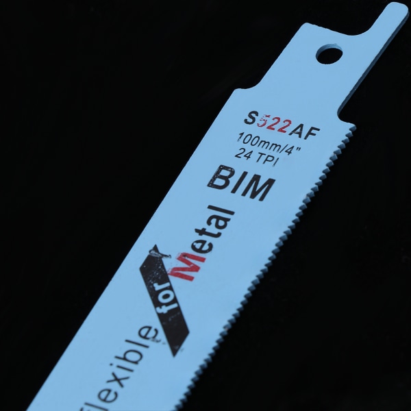 5 st S522AF 100 mm 4" BIM fram- och återgående sabelsågblad Set flexibelt för metall