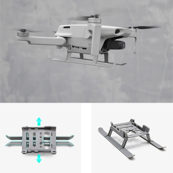 Landningsställförlängningar Stödskydd för Mavic Mini 2 Drönartillbehör Benhöjdsförlängare Stativfäste Hållare