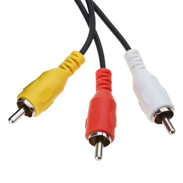 4-Pin S-Video til 3RCA Hanstik Videoadapter Tilslutningskabel Videoadapter