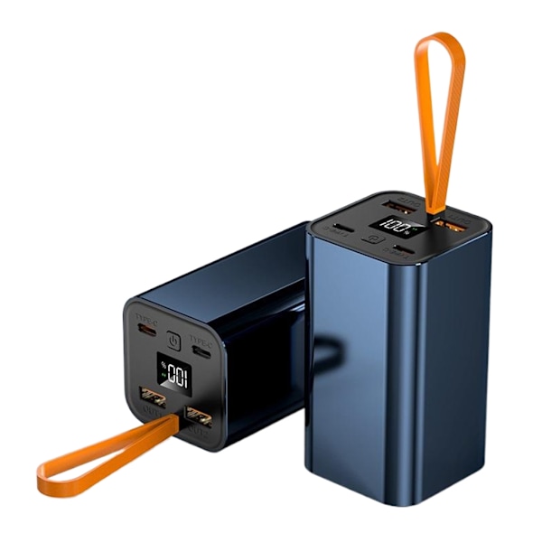 20000mAh Powerbank med 22.5W Snabbladdning USB C Utgångsport & Ingångsport LED Blue