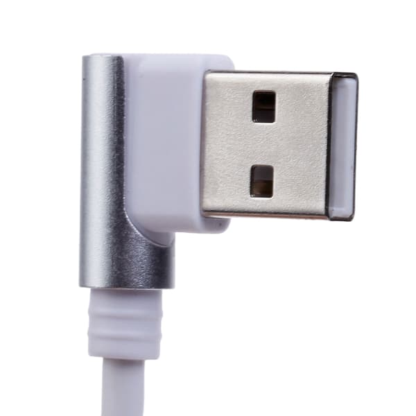 Micro USB-datakabel retvinklet opladerledning USB 2.0 datasynkroniseringskabel