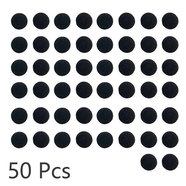50 st Hörlurs-svampar, Flexibla Mjuka Öronpropps-kuddar, Hörlurs-öronskydd, Öronproppar, Diameter 15 mm