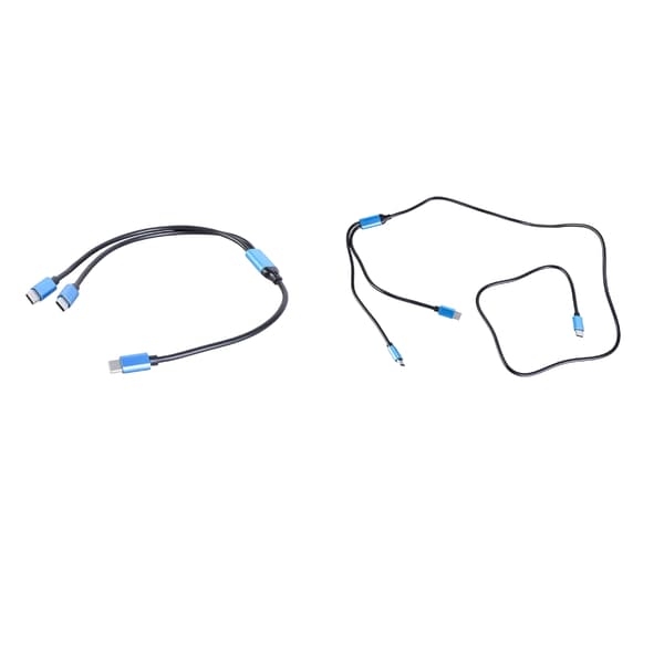 USB C till Dubbel Typ C Splitterkabel För Laddning Och Dataöverföring För Diverse 35cm