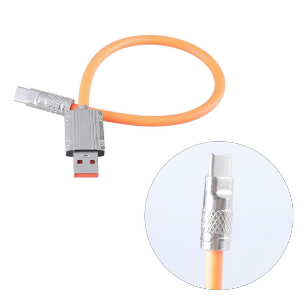 66W USB til USB C Kabel Kort Opladning USB Han til Han Kabel 480Mbps Data