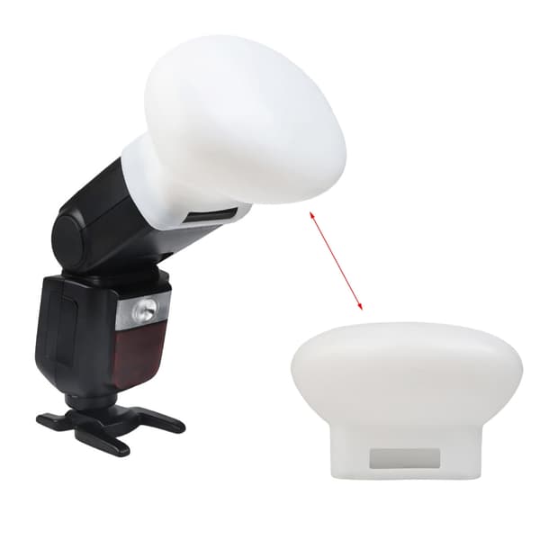 Softbox Flash Diffuser Holdbar Silikone til Professionel Fotografering