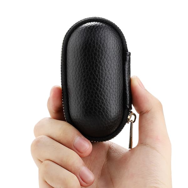 Læder Sort Hovedtelefon Opbevaringsboks Headset Taske til Hammerhead Headset