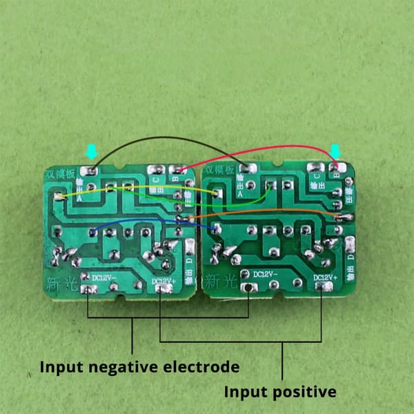 1PC 40W DCAC Inverter Strømforsyning 12V til 220V Step Up Transformator til Elektroniske Komponenter