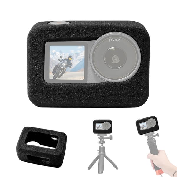 Støtsikker lydisolasjonspute for Action 6 bærbare videoopptakssystemer 2pcs