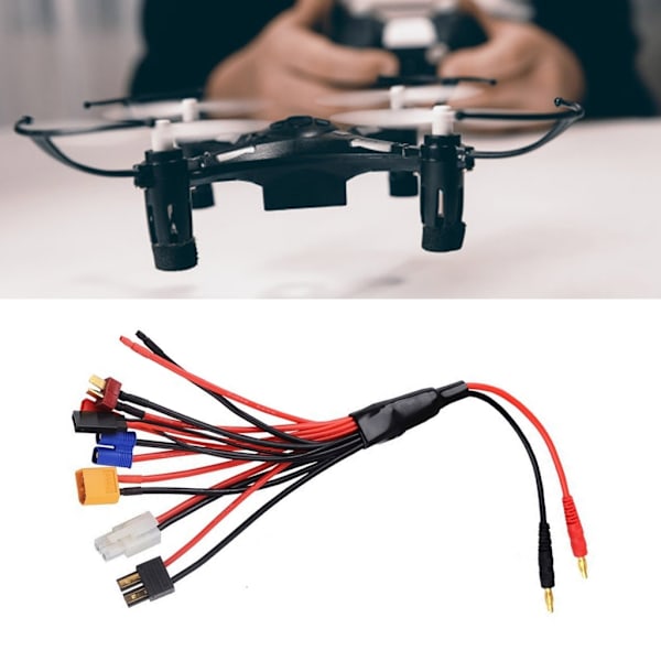 1 till 8 Batteriladdare Plugg Konverteringskabel för B6 B6AC Laddare Fjärrkontroll Bil & Flygplan