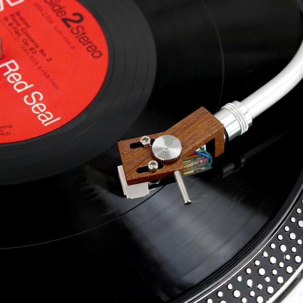 Universal patron-phono-stativ med kabelledninger til pladespiller-phono