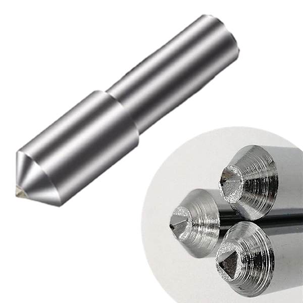 Slipande skärslipare för triangeldresser Rund slipskiva slipmaskin Stenverktyg Förbandspenna Konisk spets Reparation P 0.15 carats