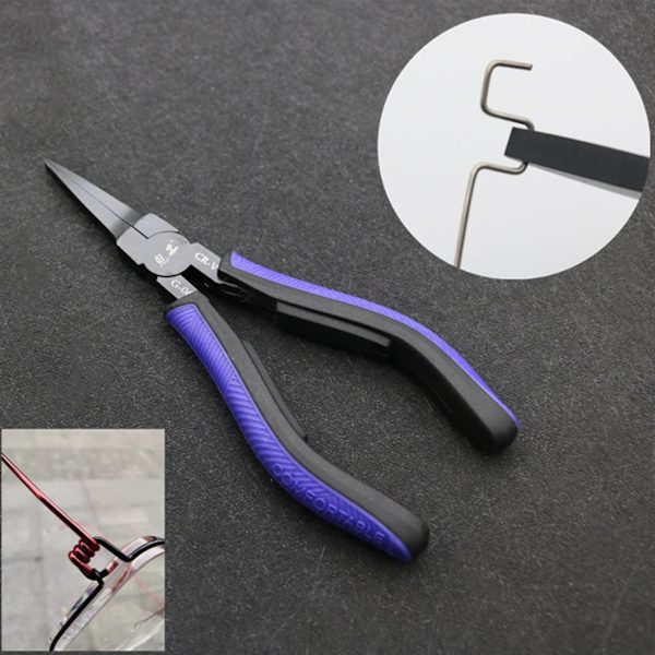 Mini Tångar med Platt Nos, Tunna Tångar för Elektronik, Smyckestillverkning, DIY, Manuell Tång för Smyckereparation