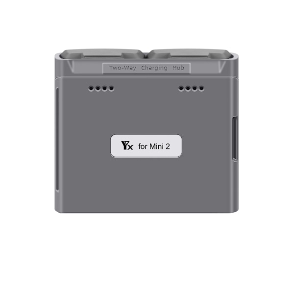 Mini Tvåvägs Laddningshubb Batterihanterare Snabbladdning Powerbank Drönartillbehör för Mavic Mini 2/Mini SE Grey