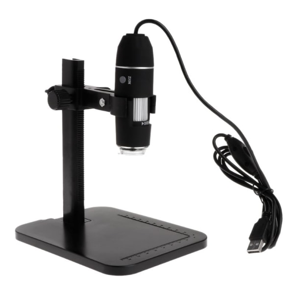 USB digitalt mikroskopförstoringsglas Kameraendoskop med hållare för linjalfäste