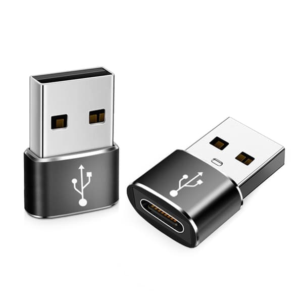 Aluminium TYPE C til USB OTG-konvertere Strøm og Data USB til USB C-adapter Red