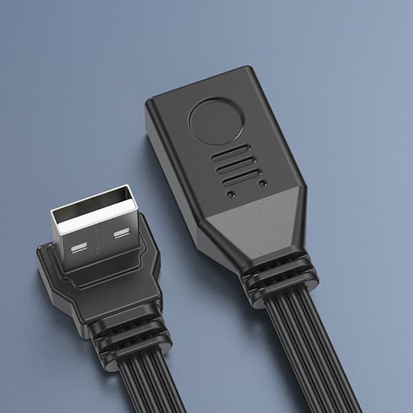 USB2.0-forlenger USB-forlengelseskabel 480 Mbps dataoverføring for USB-enheter 15cm - Right