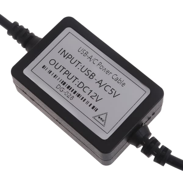 USB 5V til DC12V ladekabel strømledning USB DC-kontakt for skrivebords-LED-lamper