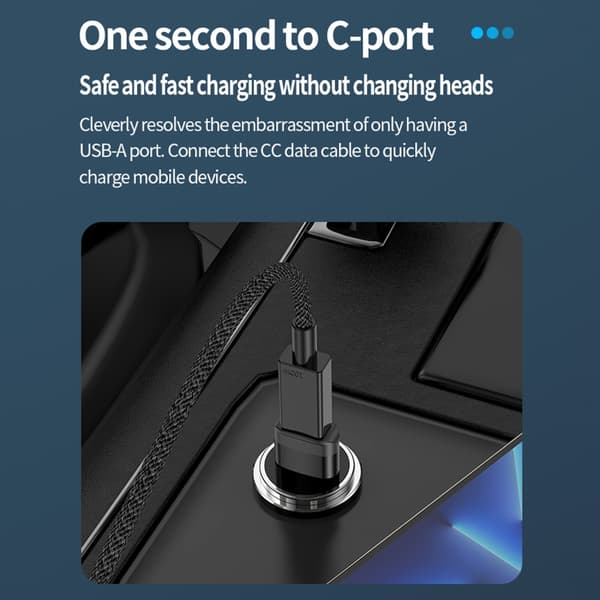 USB C til USB3.0-adapter til 10 Gbps højhastighedsdata og hurtig enhedsopladning Black