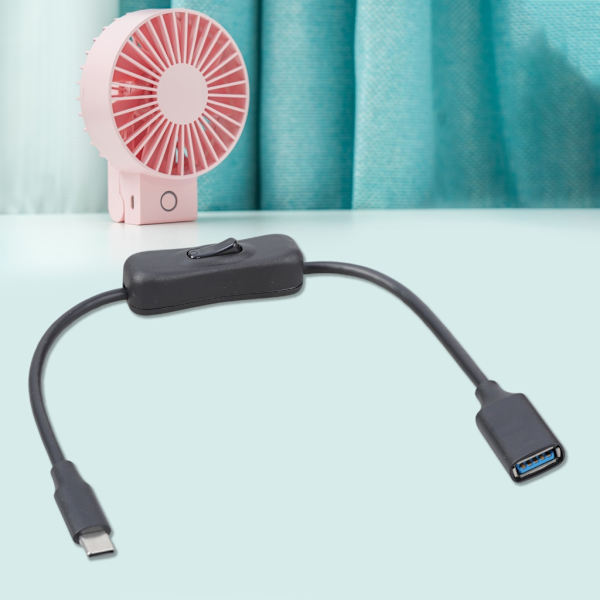 Vendbar USB Type C til USB 3.0 hun OTG-adapter til bærbare computere Telefoner 5 Gbps 0.3m
