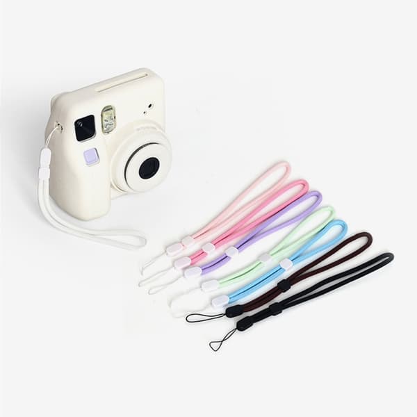 Justerbare håndleddsstropper i polyester for Mini Instants-kameraer Forhindrer utilsiktede fall Purple Pickup