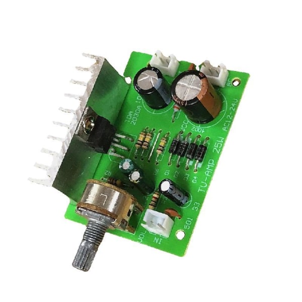 TDA2030 Mono Audio Power Amplifier Board DIY Module 20W /DC 12V Board Power Amplifier Board Monterad Kit