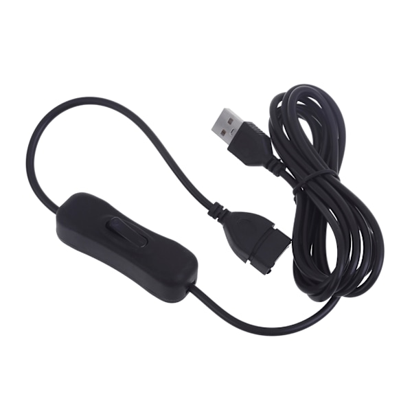 USB-kabel med knappkontroll Hane till Hona Strömbrytare PÅ AV Växla LED-lampa Linje 2m