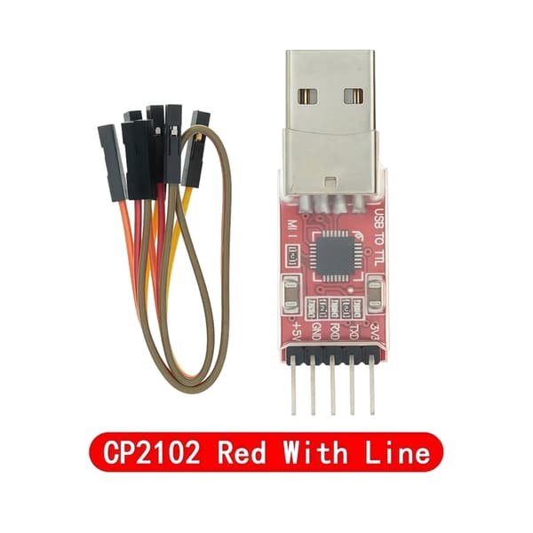 CP2102 USB 2.0 til TTL Seriel Konverteringsadaptermodul til Mikrocontroller med Kabler