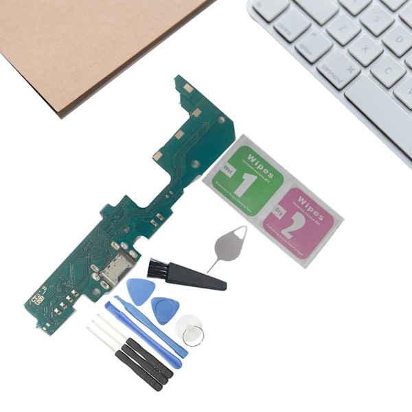 Laddningsport Dock USB Typ C Kort Flexkabel Ersättningsdel för GalaxyTab A 8.0'' T380 T385