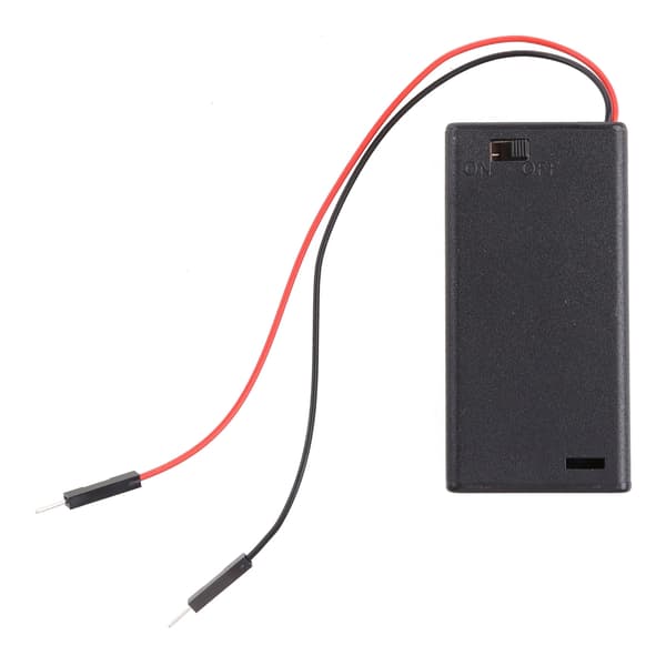 AA batterikasse med bryter og ledninger Ny AA batteriboks 2 celler / 4 celler null - Section 2