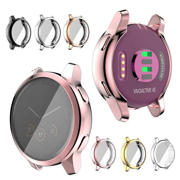 Stöttåligt skal för Vivoactive 4 45mm Full Screen Protector Clear