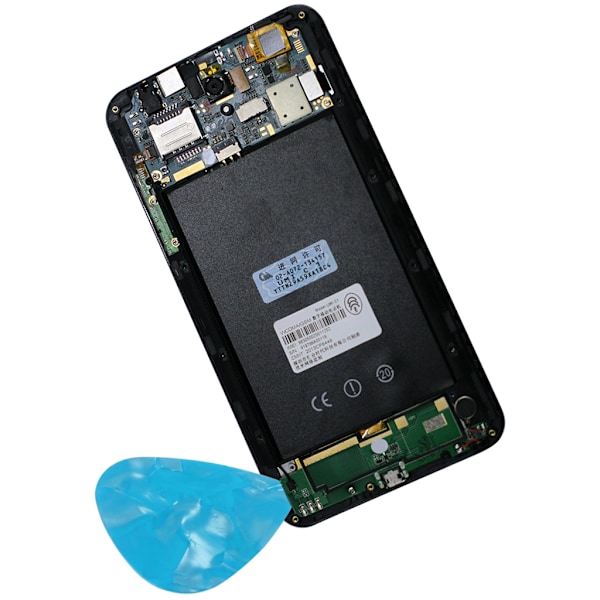 Blandade Färgade Gitarrplock Celluloid Gitarrplock Plectrums Telefon Pry Verktyg