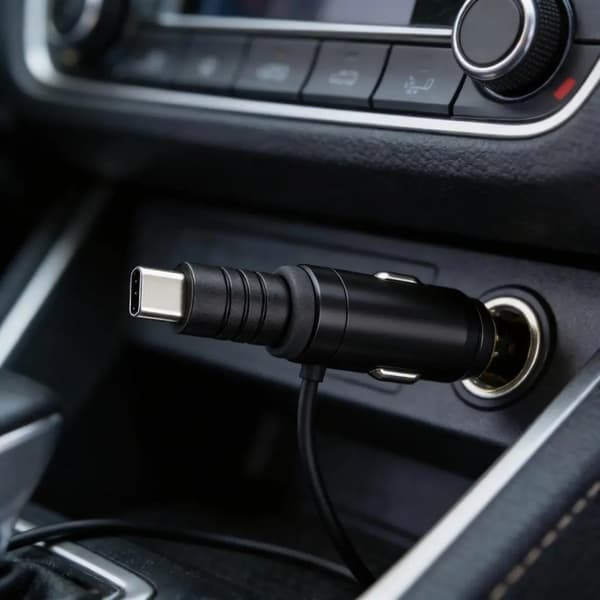Rask lading 100W omformer DC8020 til USB C-adapter for solenergisystemer