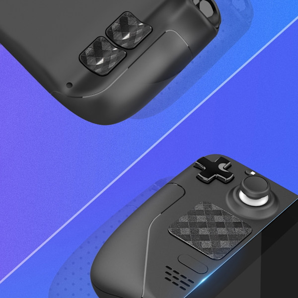 Anti-repor Tempered Glass Film Host Button Touchpad Sticker för Steam Deck